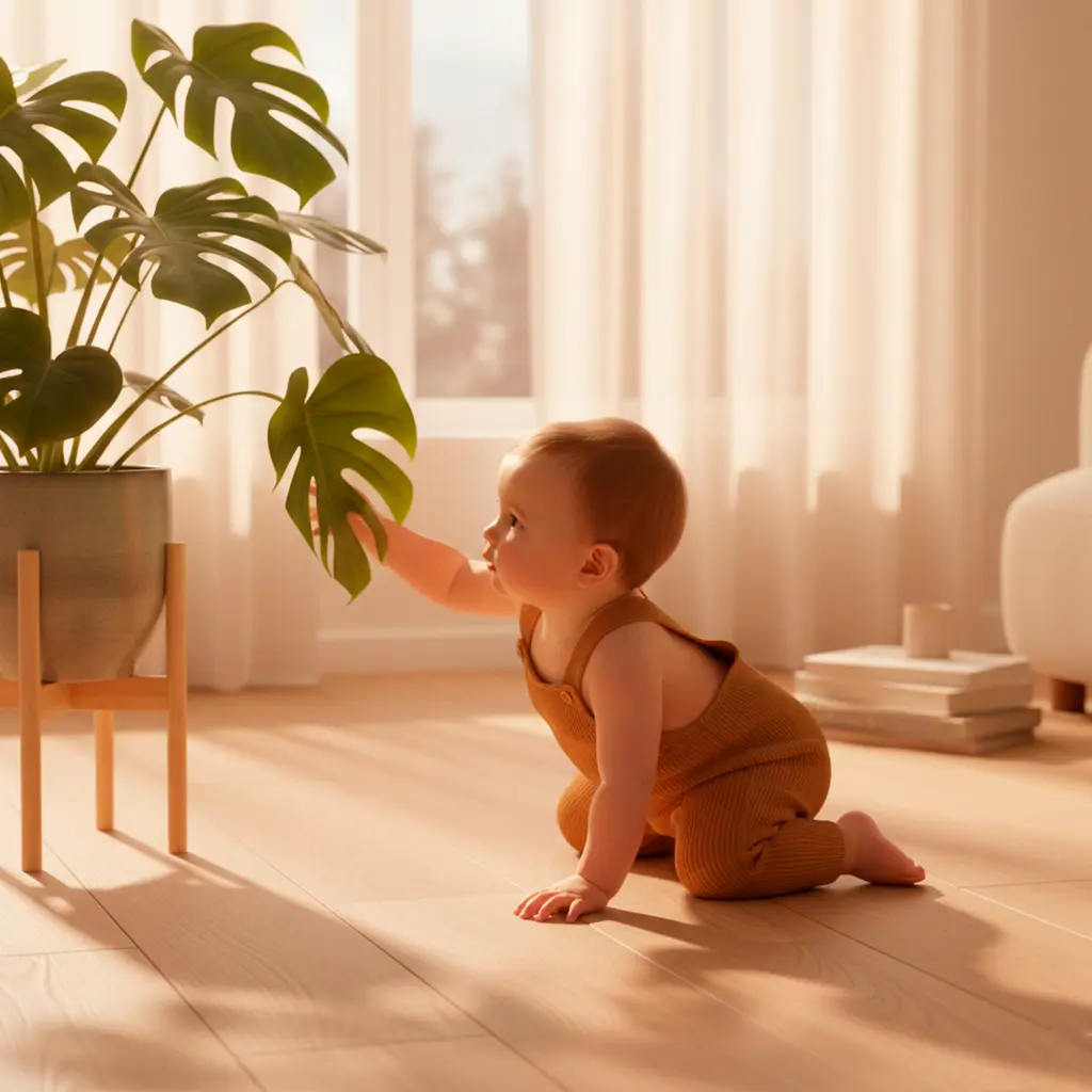 Suportes para vasos em bambu (2 unidades), ajustáveis para 20–30 cm